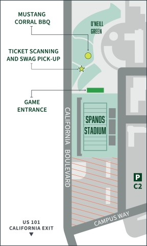 Cal Poly Homecoming Map