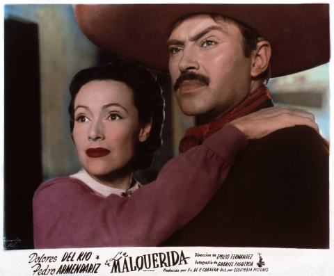 Dolores del Rio (left) and Pedro Armendáriz appear in LA MALQUERIDA in 1949.