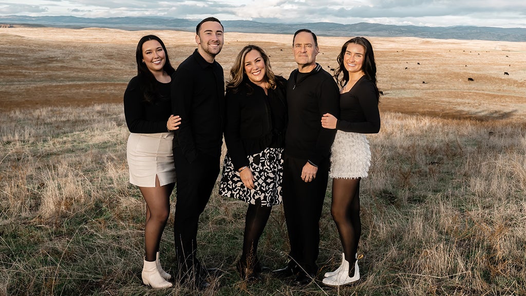 Yvonne Sams and family