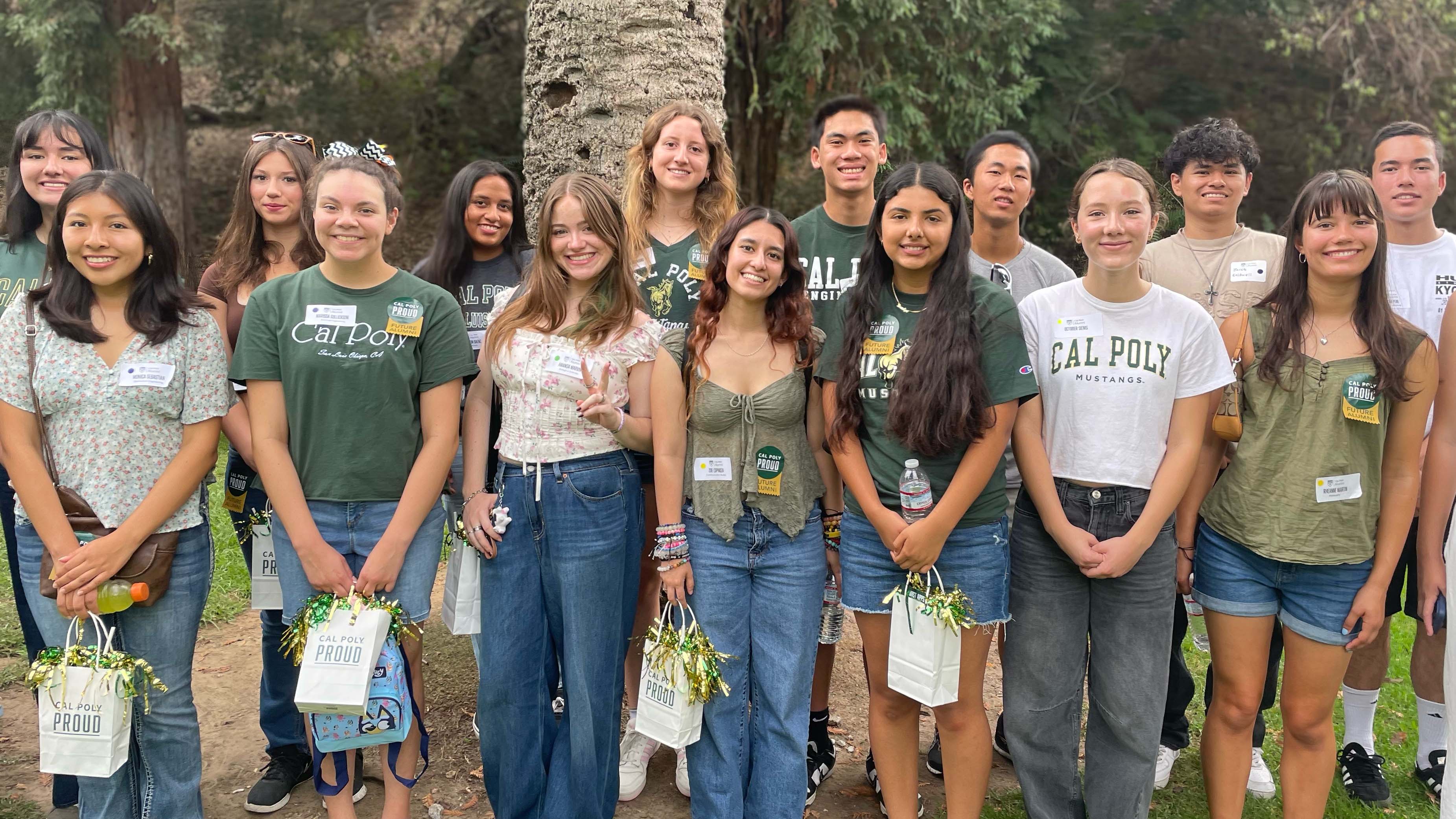 Students at a New Student Sendoff event 2025