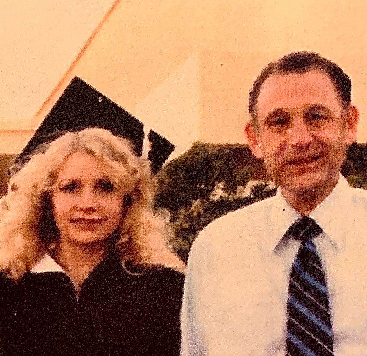 Alum Nathalie Taylor and her father, LeRoy, on her graduation day in June 1979. 