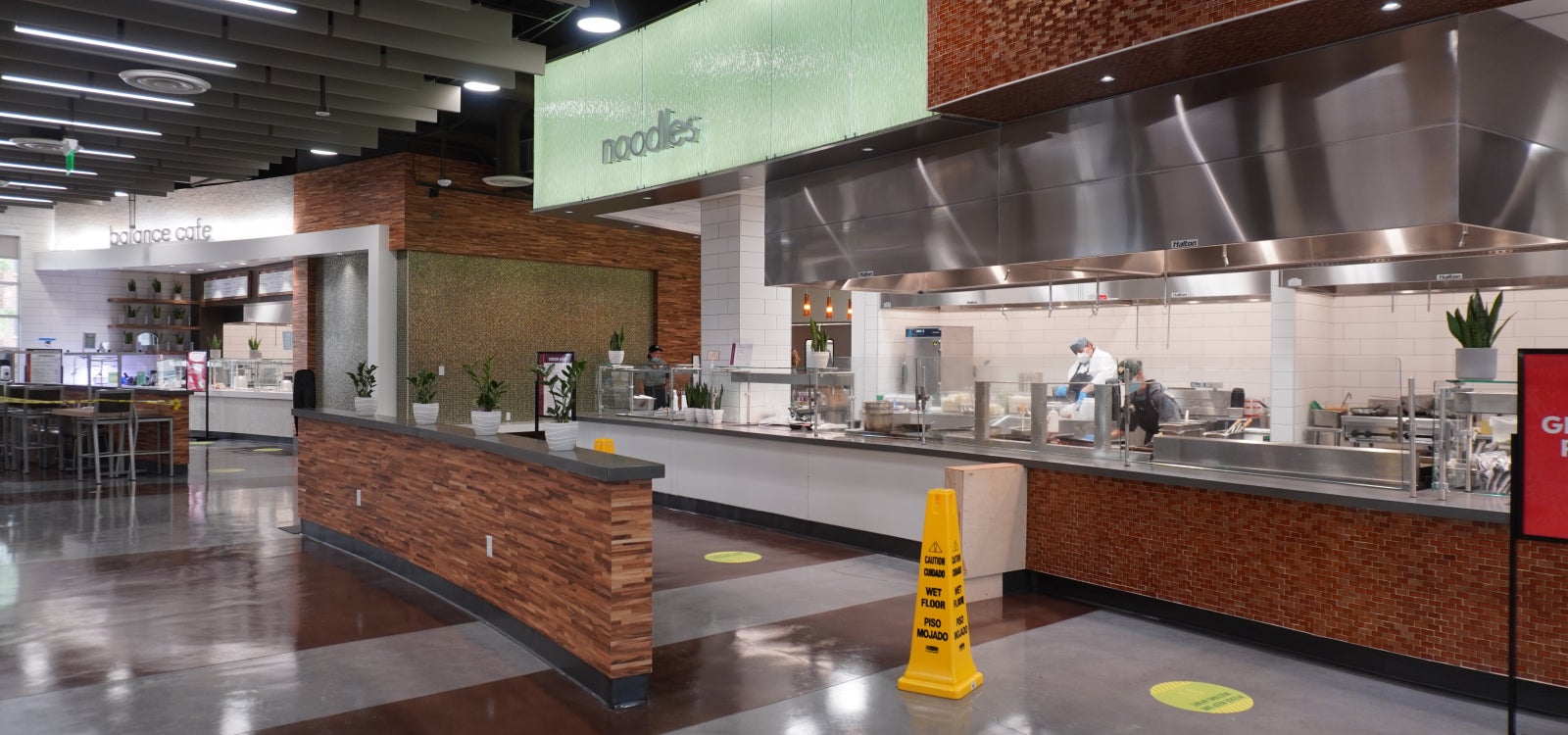 Dining options at the new VGs