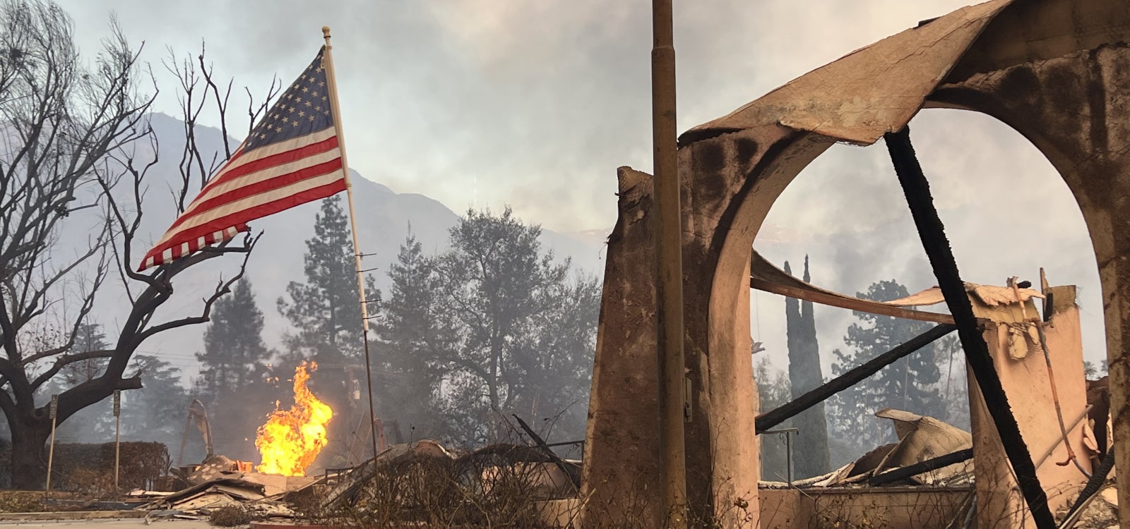Photo of Altadena, CA afer the fires.