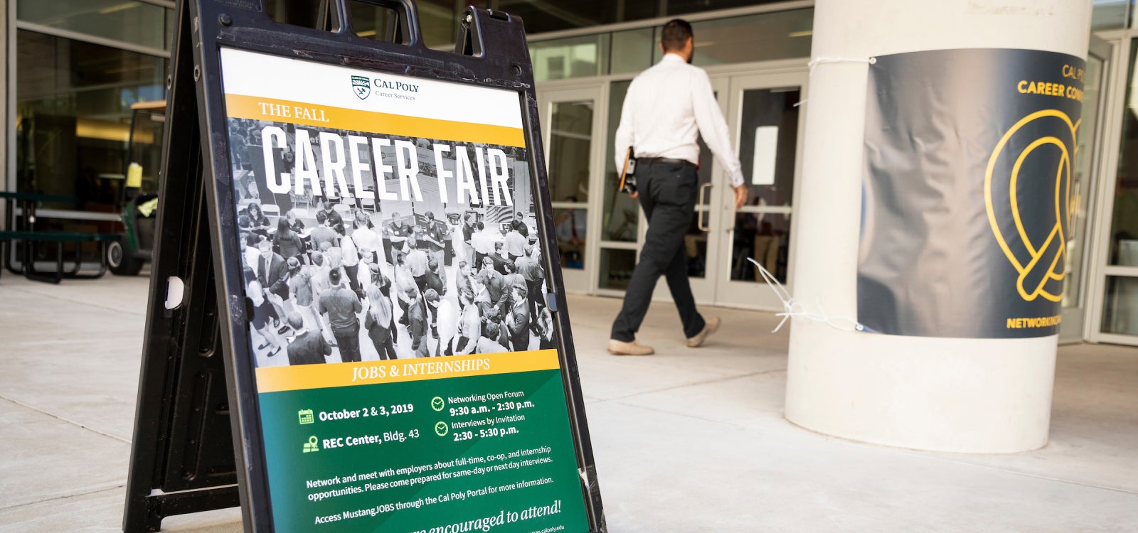 Career Fair sign
