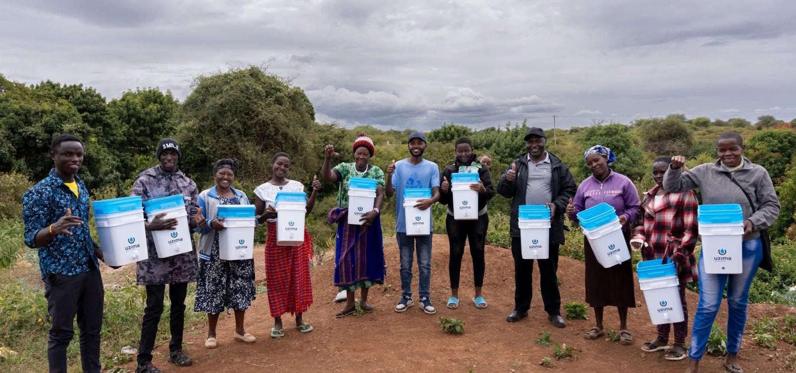 Gary Charbonneau during his trip to Africa with Just One Africa.