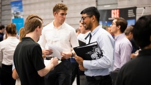 Students at Career Fair