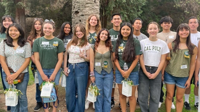 Students at a New Student Sendoff event 2025
