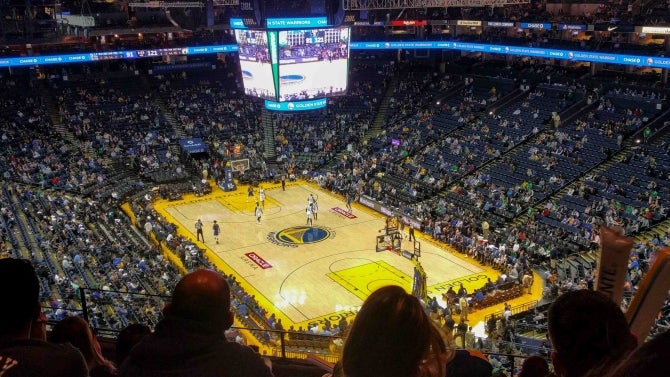 Warriors game view