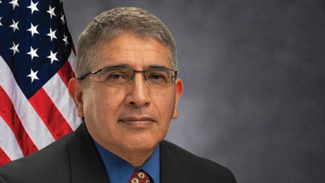 A portrait of alum Donald Mendoza.
