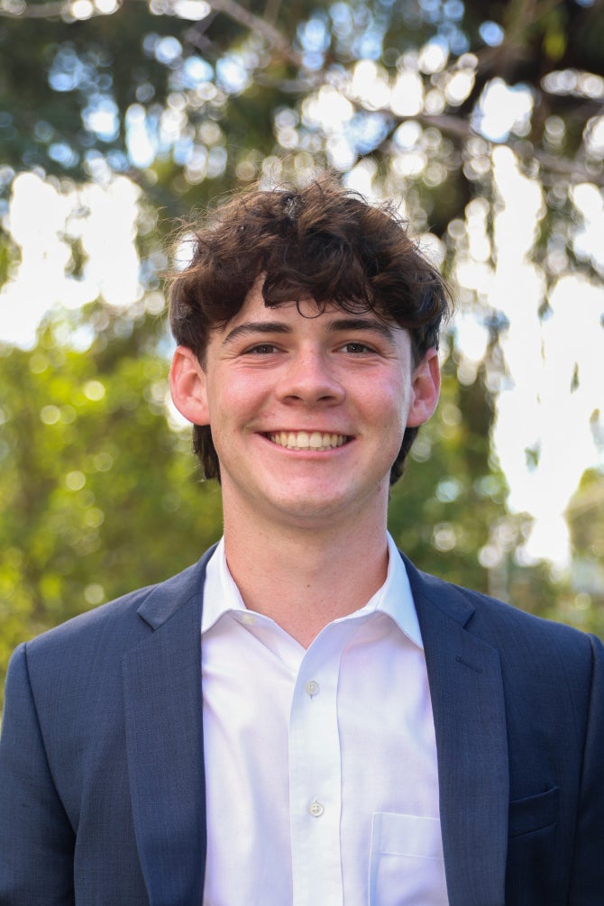 A portrait of 2026 ASI President Tanner Schinderle.