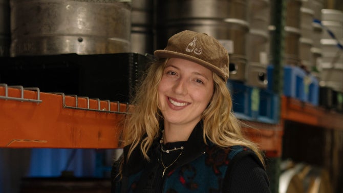 A portrait of alum Elle Minor (Agricultural Business, '20).