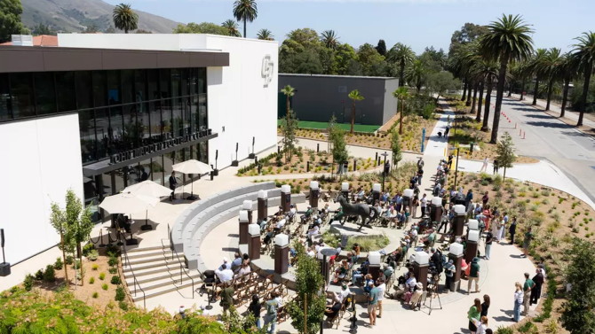 John Madden Center ribbon cutting and unveiling