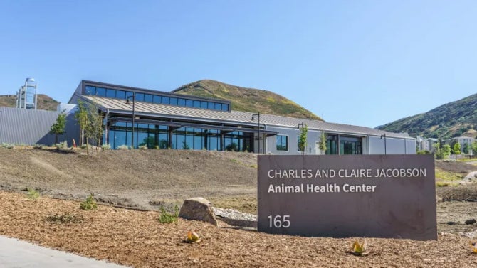Image of Charles and Claire Jacobson Animal Health Center