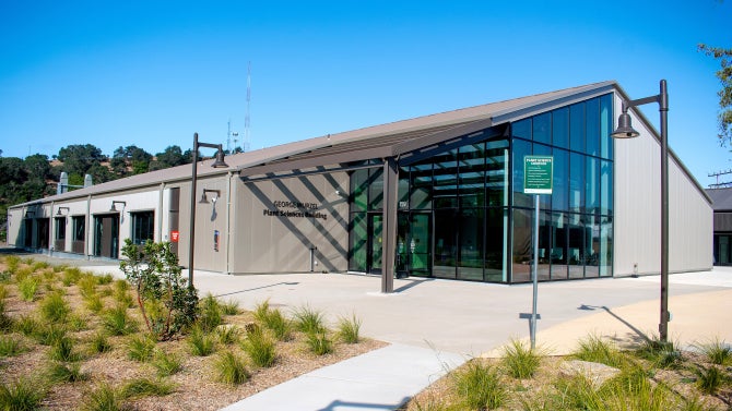 The outside of the George Wurzel Plant Sciences Building